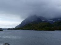 Geteilte Lichtstimmung am Sundstraumen - Lofoten